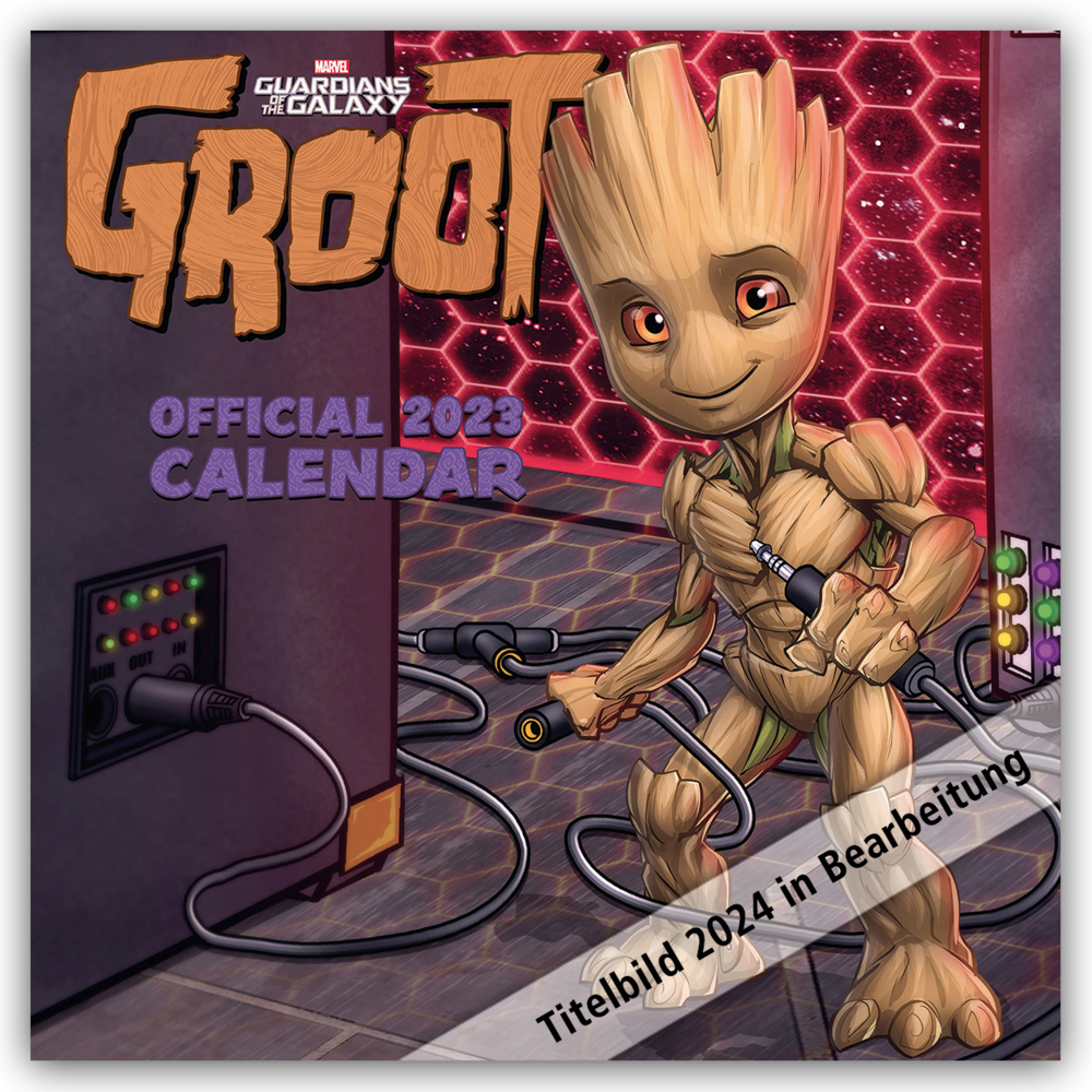 Cover: 9781805270492 | Guardians of the Galaxy - Groot - Offizieller Kalender 2024 | Ltd