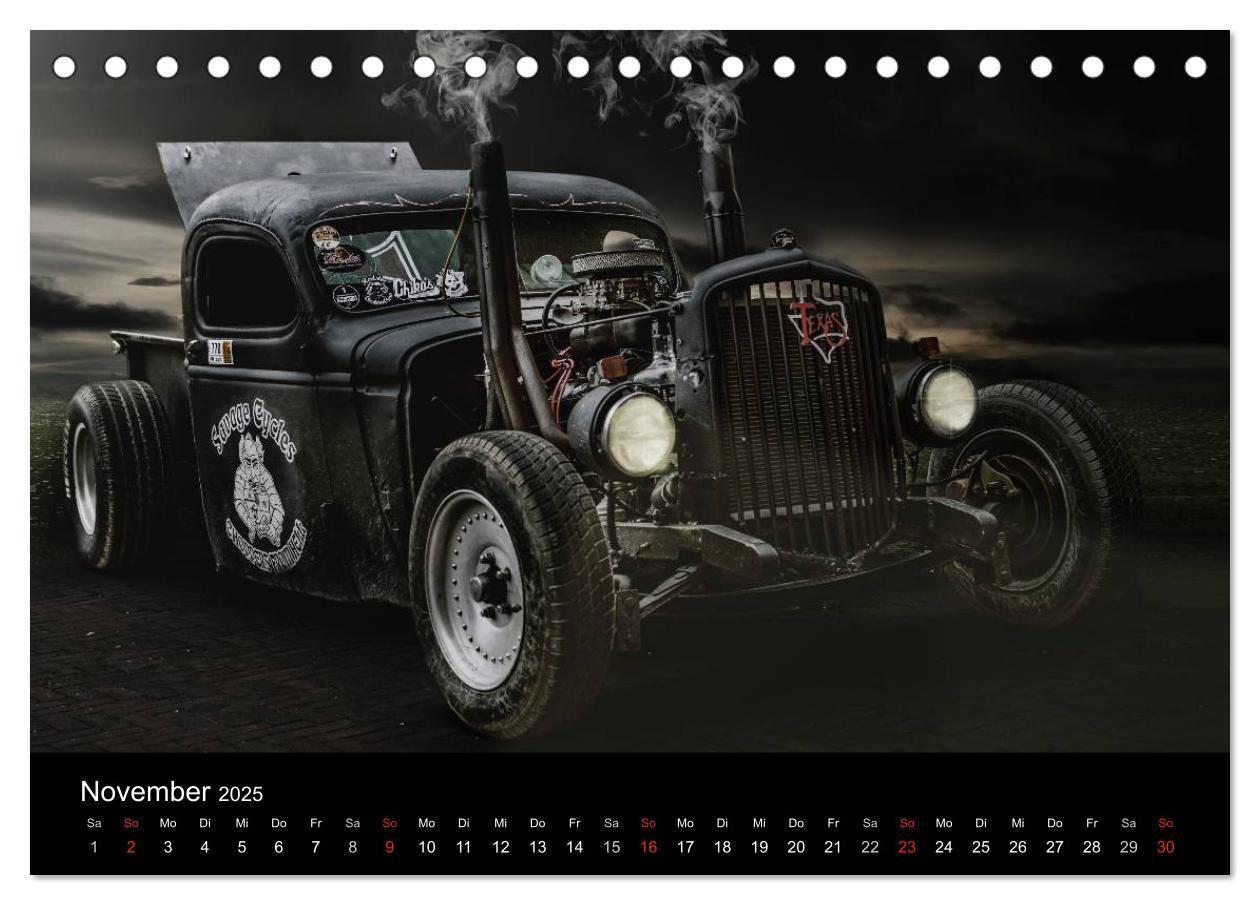 Bild: 9783435770182 | Außergewöhnliche Autos - Hot Rods (Tischkalender 2025 DIN A5 quer),...