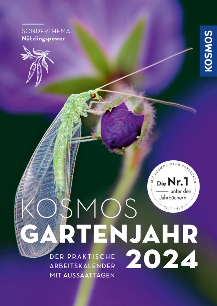 Cover: 9783440177655 | Kosmos Gartenjahr 2024 | Karen Meyer-Rebentisch | Taschenbuch | 192 S.