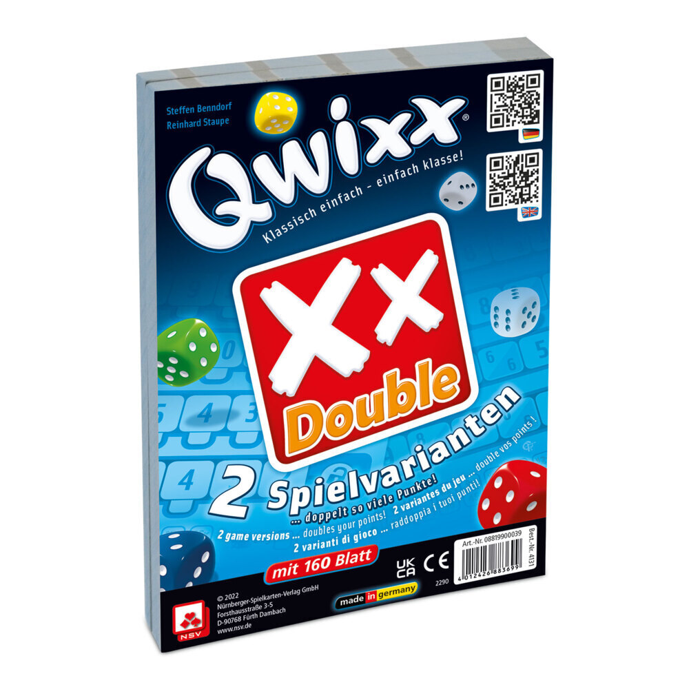 Cover: 4012426883699 | Qwixx - Double - Zusatzblöcke | Nürnberger Spielkarten Verlag | Spiel
