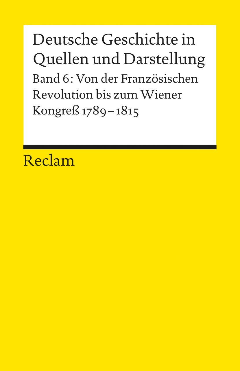 Cover: 9783150170069 | Deutsche Geschichte 6 in Quellen und Darstellung | Demel (u. a.)