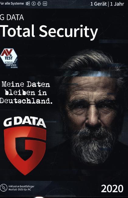 Cover: 4018931735881 | G-Data Total Security 2020, 1 PC, 1 CD-ROM | CD-ROM | 2019 | G-Data