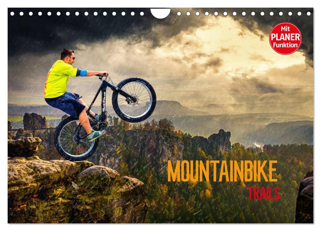 Cover: 9783383272912 | Mountainbike Trails (Wandkalender 2024 DIN A4 quer), CALVENDO...