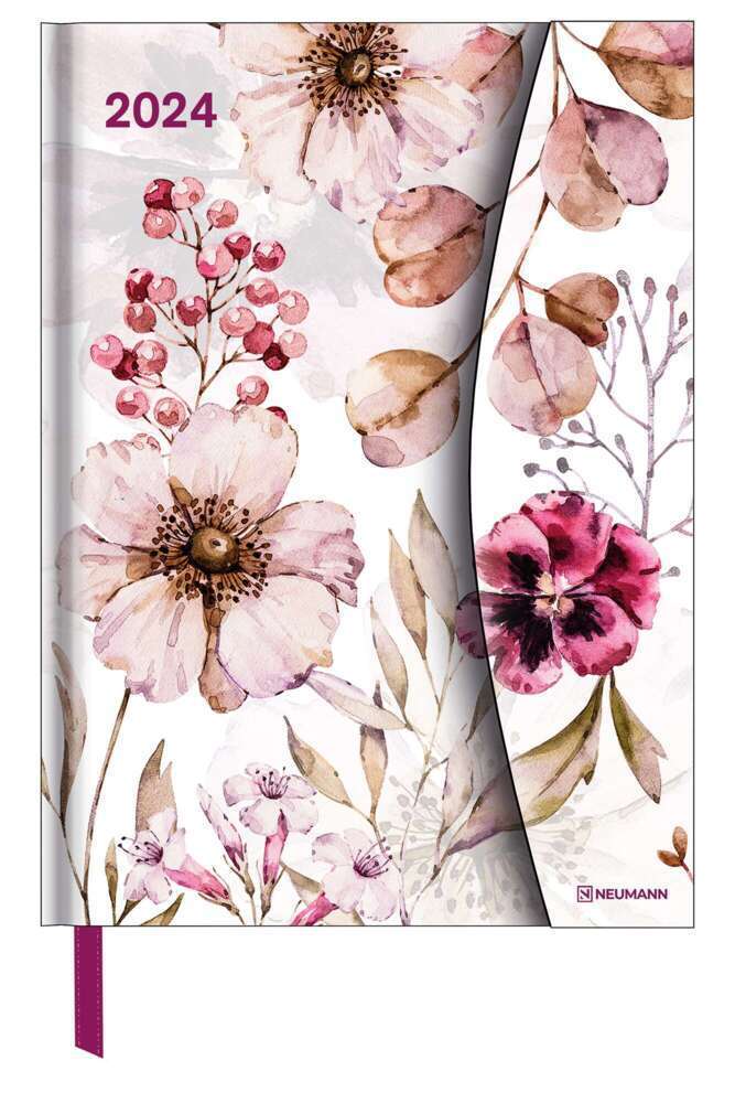 Cover: 4002725987075 | Flower Fantasy 2024 - Diary - Buchkalender - Taschenkalender - 16x22