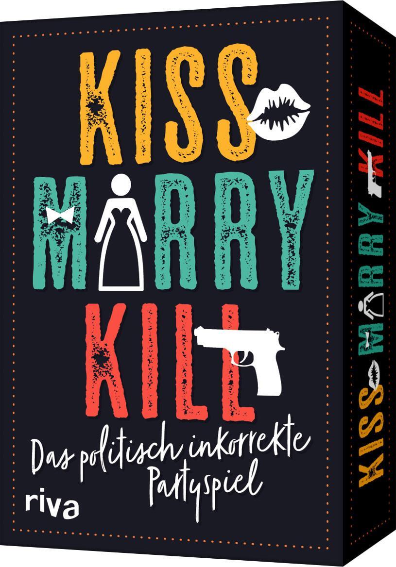 Cover: 9783742318862 | Kiss Marry Kill | Das politisch inkorrekte Partyspiel | Box | 60 S.