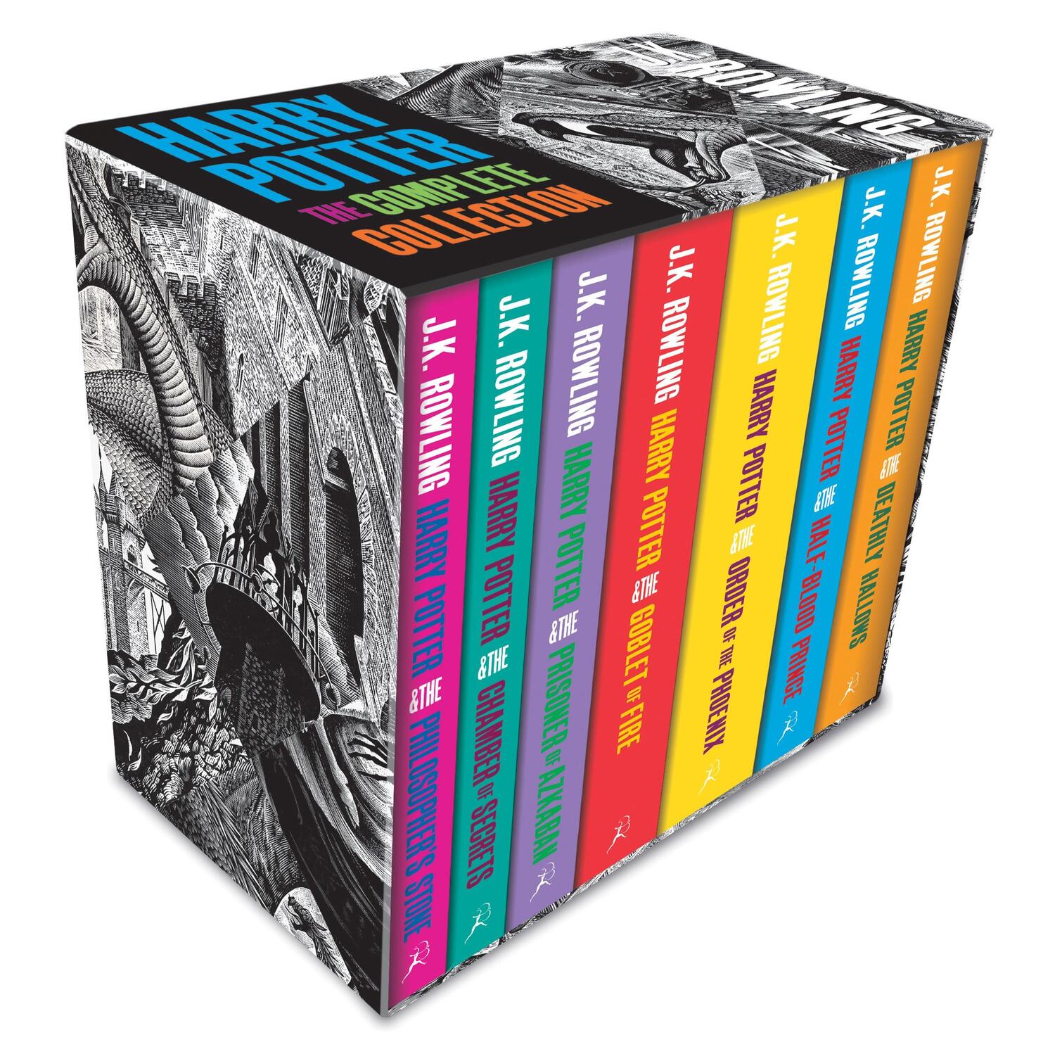 Cover: 9781408898659 | Harry Potter Boxed Set: The Complete Collection (Adult Paperback)