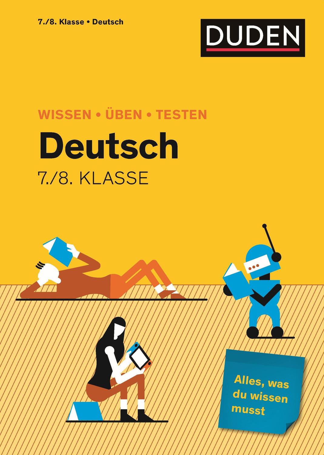 Cover: 9783411721245 | Wissen - Üben - Testen: Deutsch 7./8. Klasse | Lisa Winkel | Buch