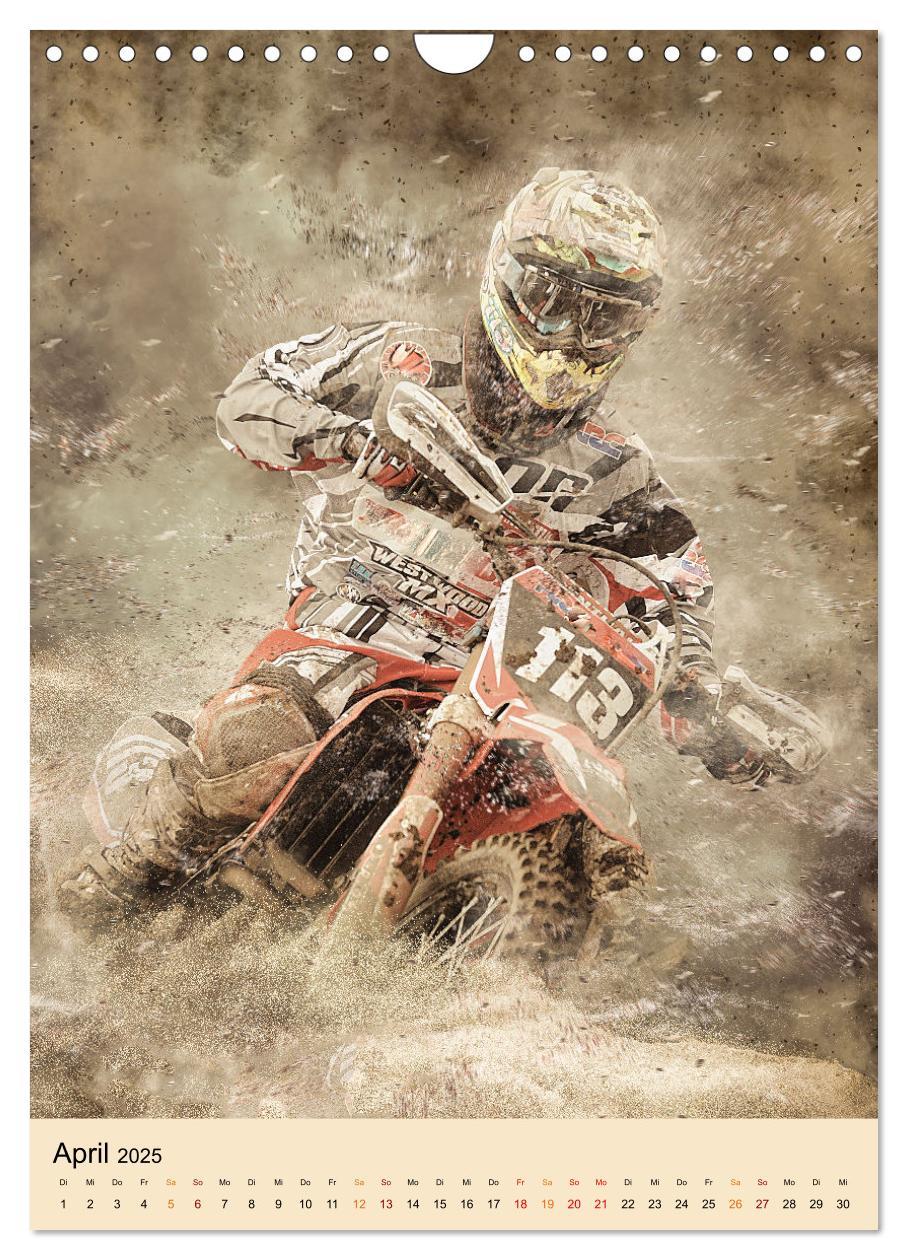 Bild: 9783435891276 | Motocross - Sport der Extreme (Wandkalender 2025 DIN A4 hoch),...