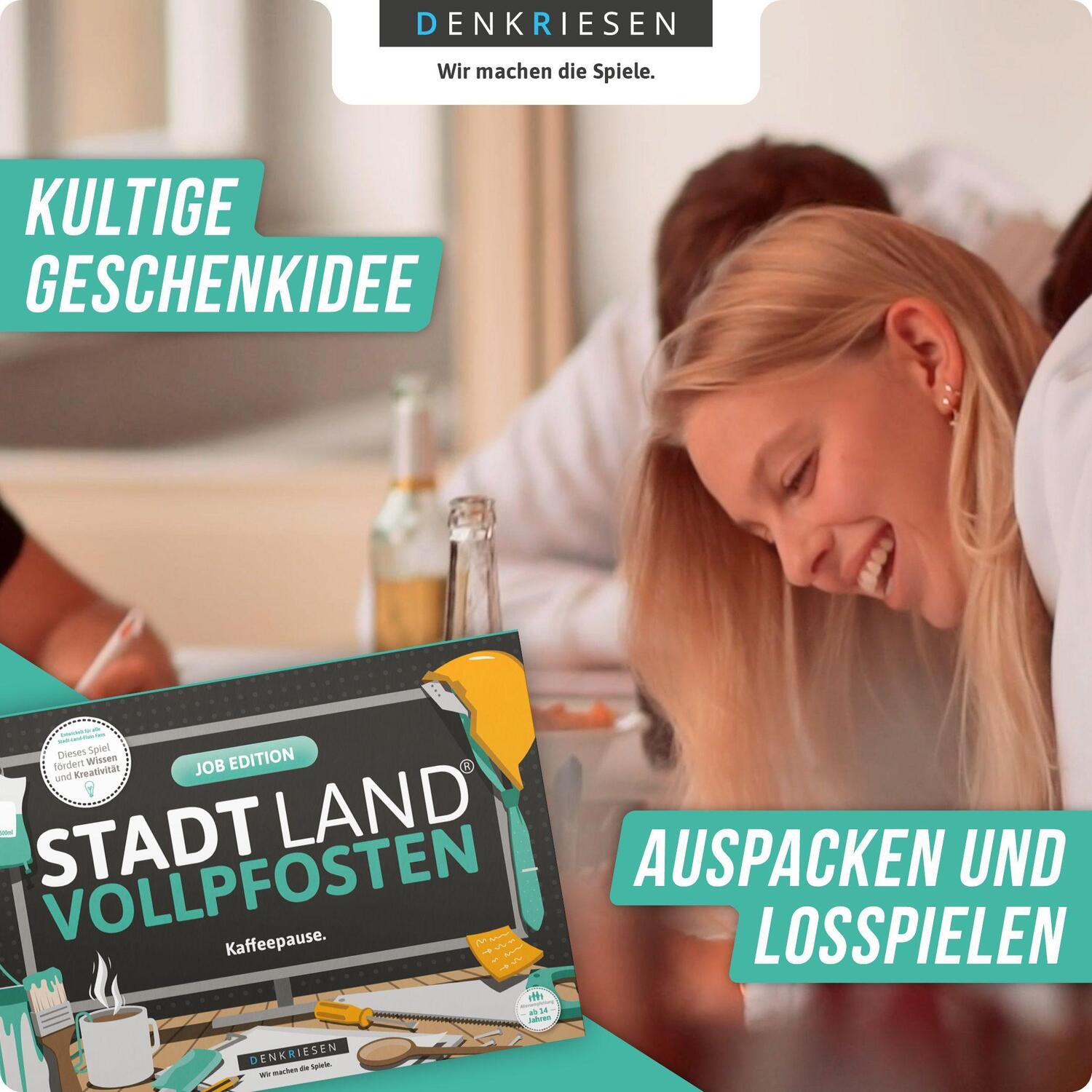 Bild: 4260528090419 | STADT LAND VOLLPFOSTEN® - JOB EDITION "Kaffeepause." | Kaffeepause.