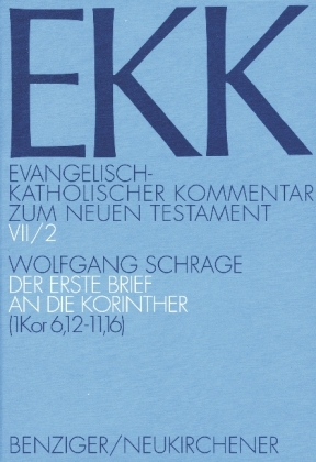 Cover: 9783545231269 | Der erste Brief an die Korinther. Tl.2 | EKK VII/2, 1. Kor 6,12-11,16