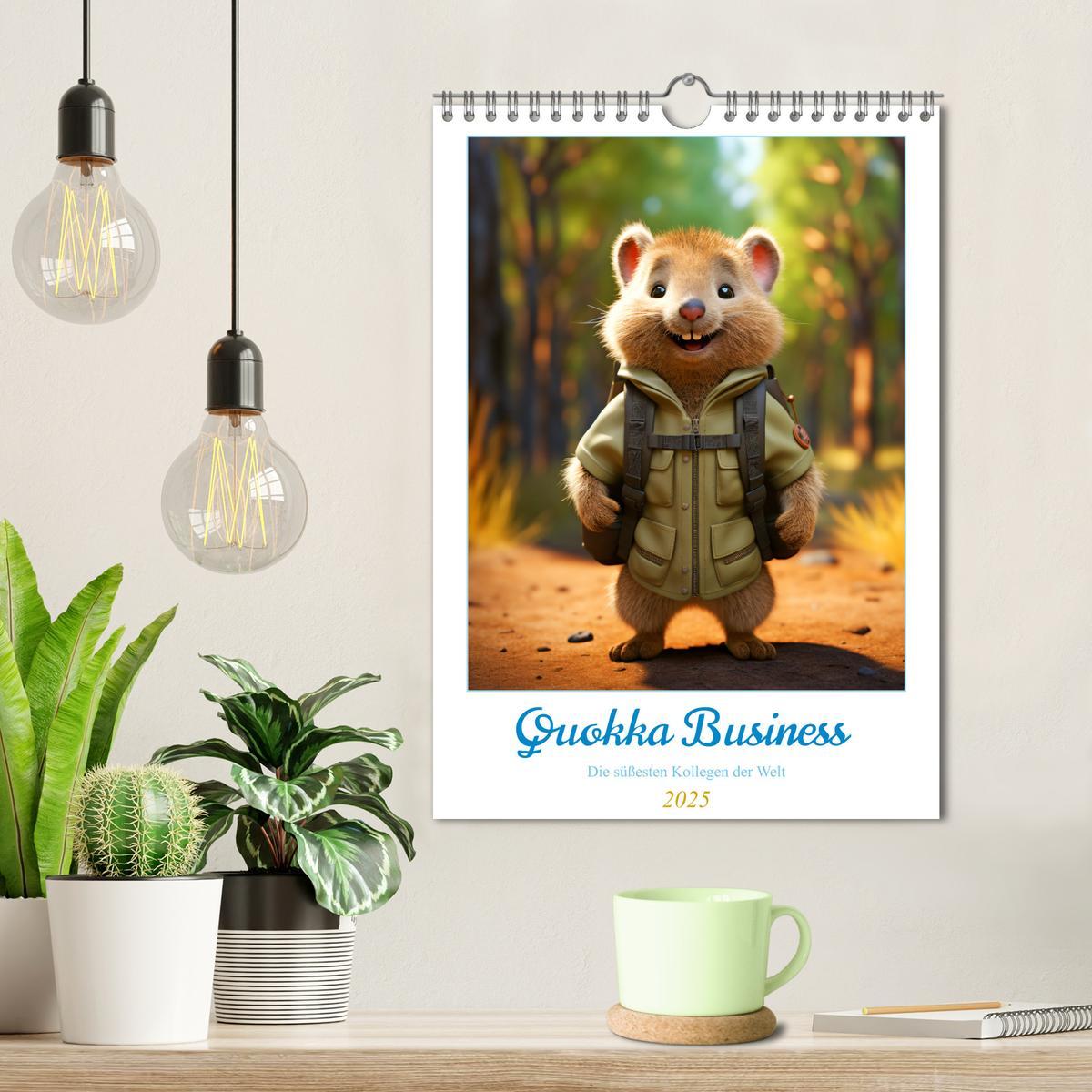 Bild: 9783435857739 | Quokka Business - Die süßesten Kollegen der Welt (Wandkalender 2025...