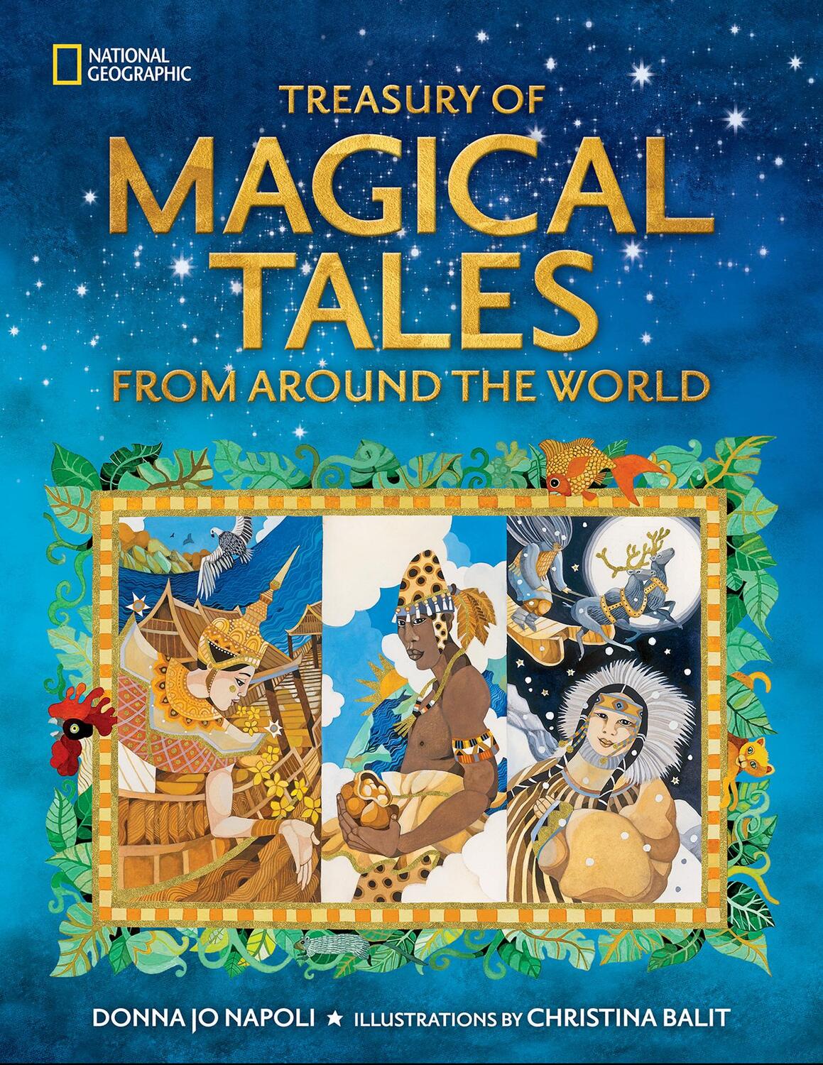 Cover: 9781426372483 | Treasury of Magical Tales from Around the World | Donna Jo Napoli