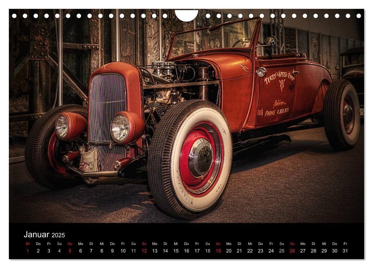 Bild: 9783435665280 | Außergewöhnliche Autos - Hot Rods (Wandkalender 2025 DIN A4 quer),...