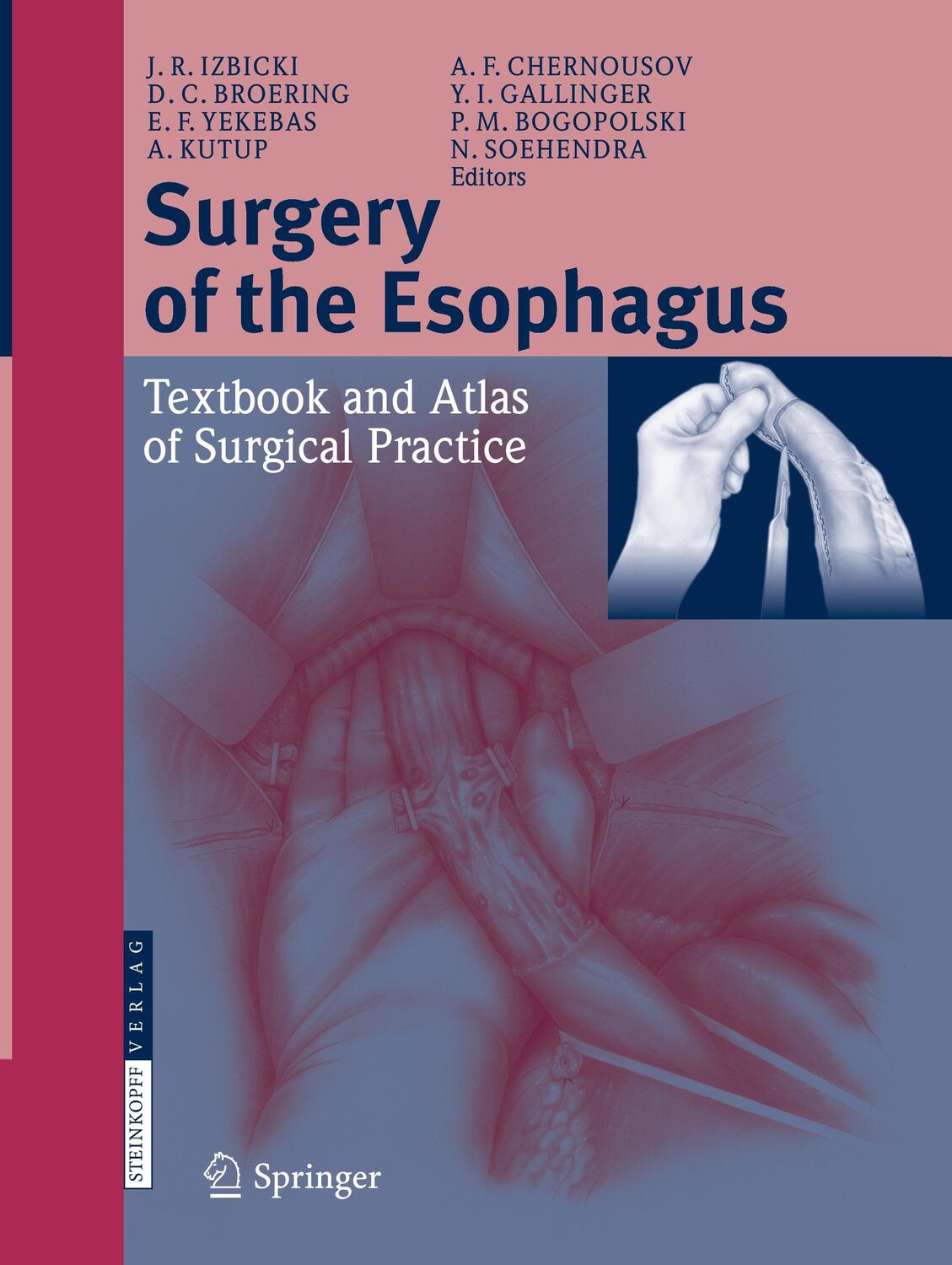 Cover: 9783662526903 | Surgery of the Esophagus | Textbook and Atlas of Surgical Practice