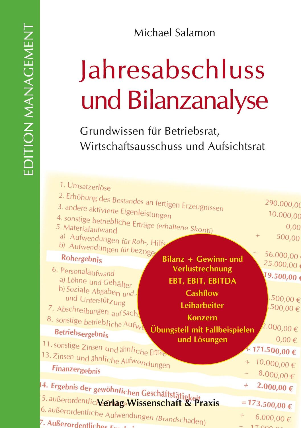 Cover: 9783896736406 | Jahresabschluss und Bilanzanalyse. | Michael Salamon | Taschenbuch