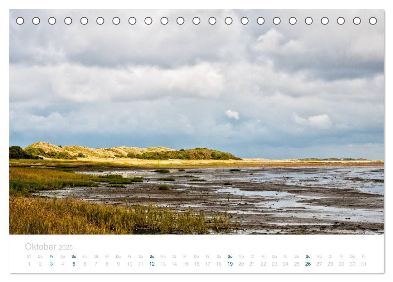 Bild: 9783435815449 | Ameland (Tischkalender 2025 DIN A5 quer), CALVENDO Monatskalender