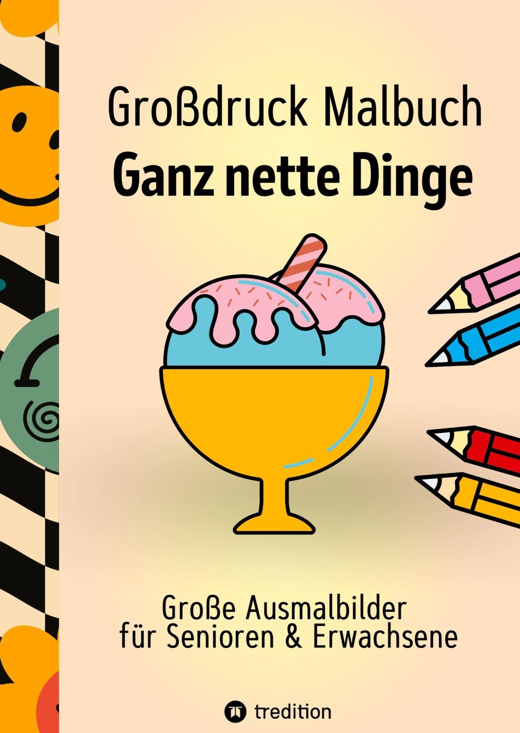 Cover: 9783347838215 | Großdruck Malbuch für Senioren, Erwachsene, Sehbehinderte Ganz...