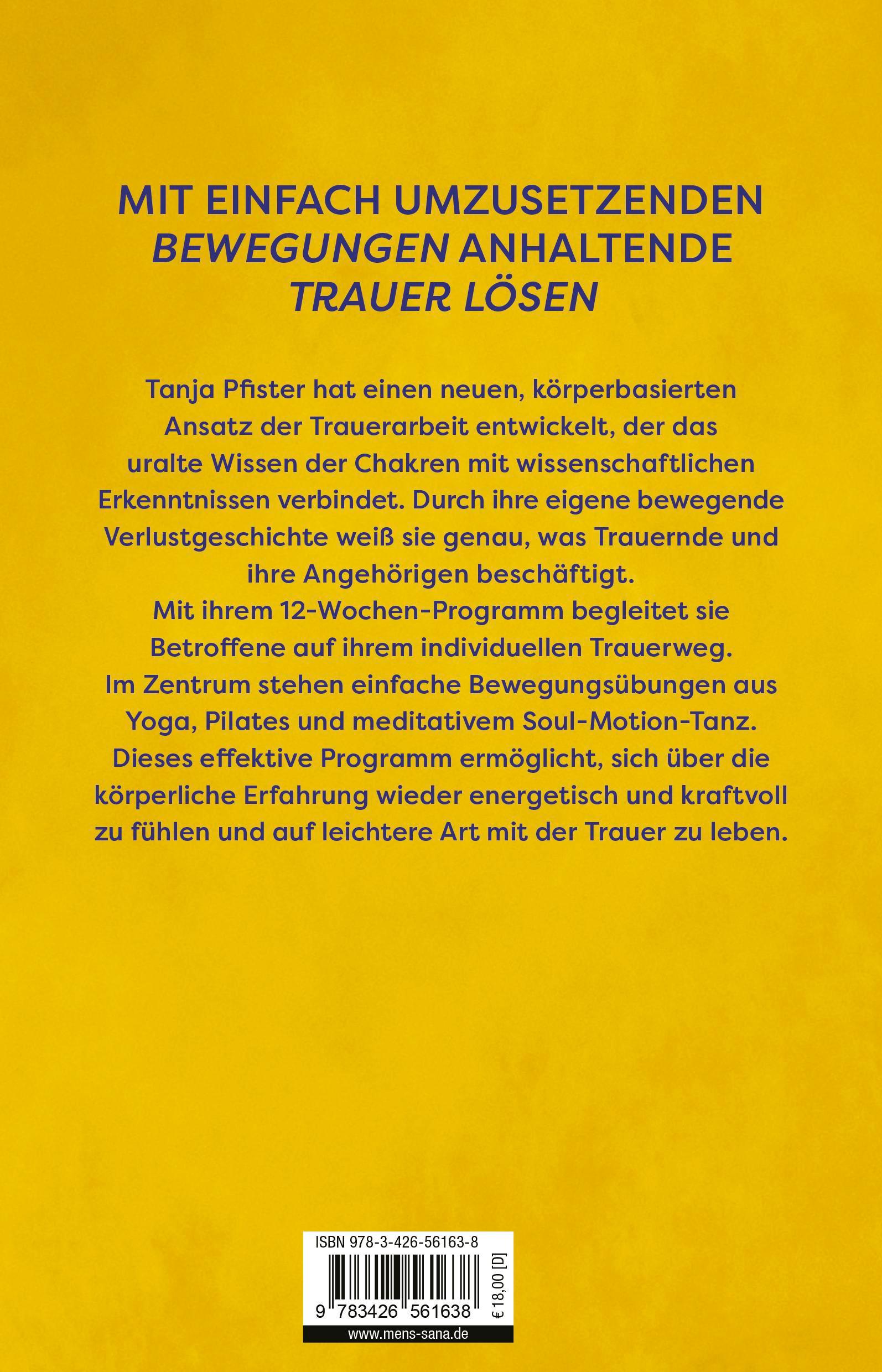 Rückseite: 9783426561638 | Wenn die Trauer nicht endet | Tanja Pfister | Buch | 320 S. | Deutsch