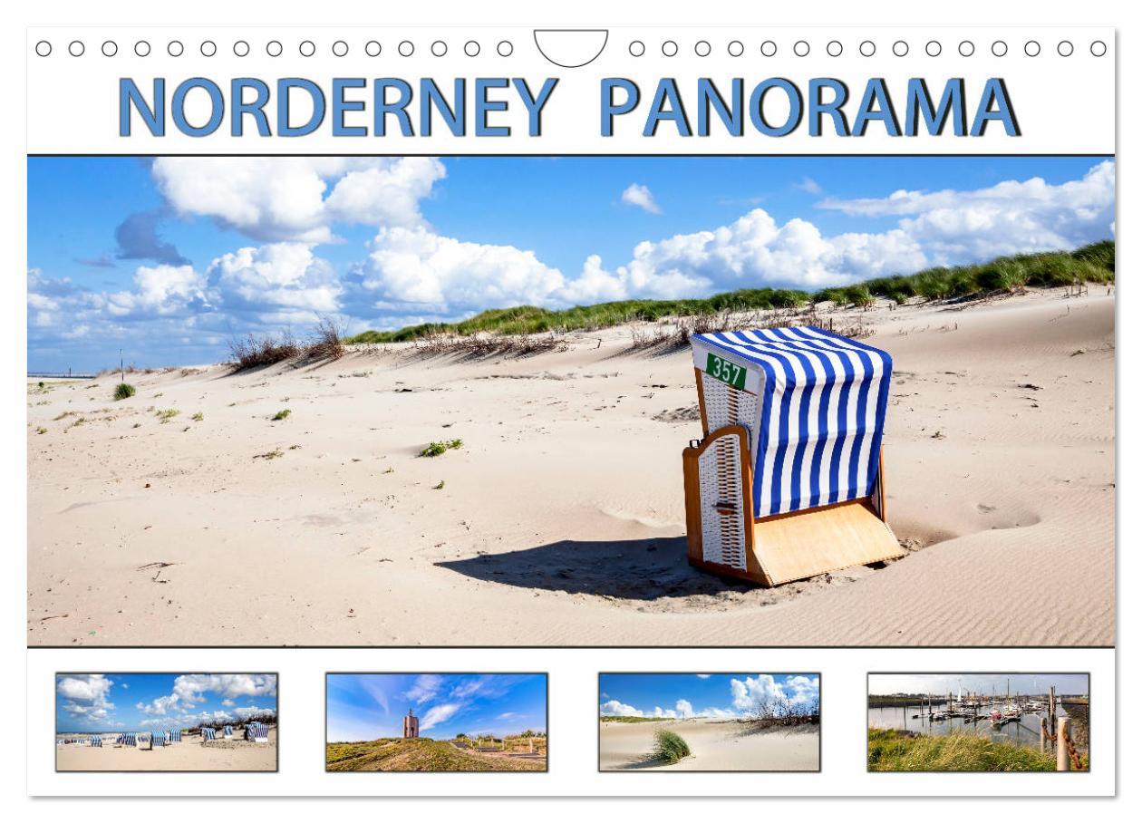 Cover: 9783435248025 | NORDERNEY PANORAMA (Wandkalender 2025 DIN A4 quer), CALVENDO...