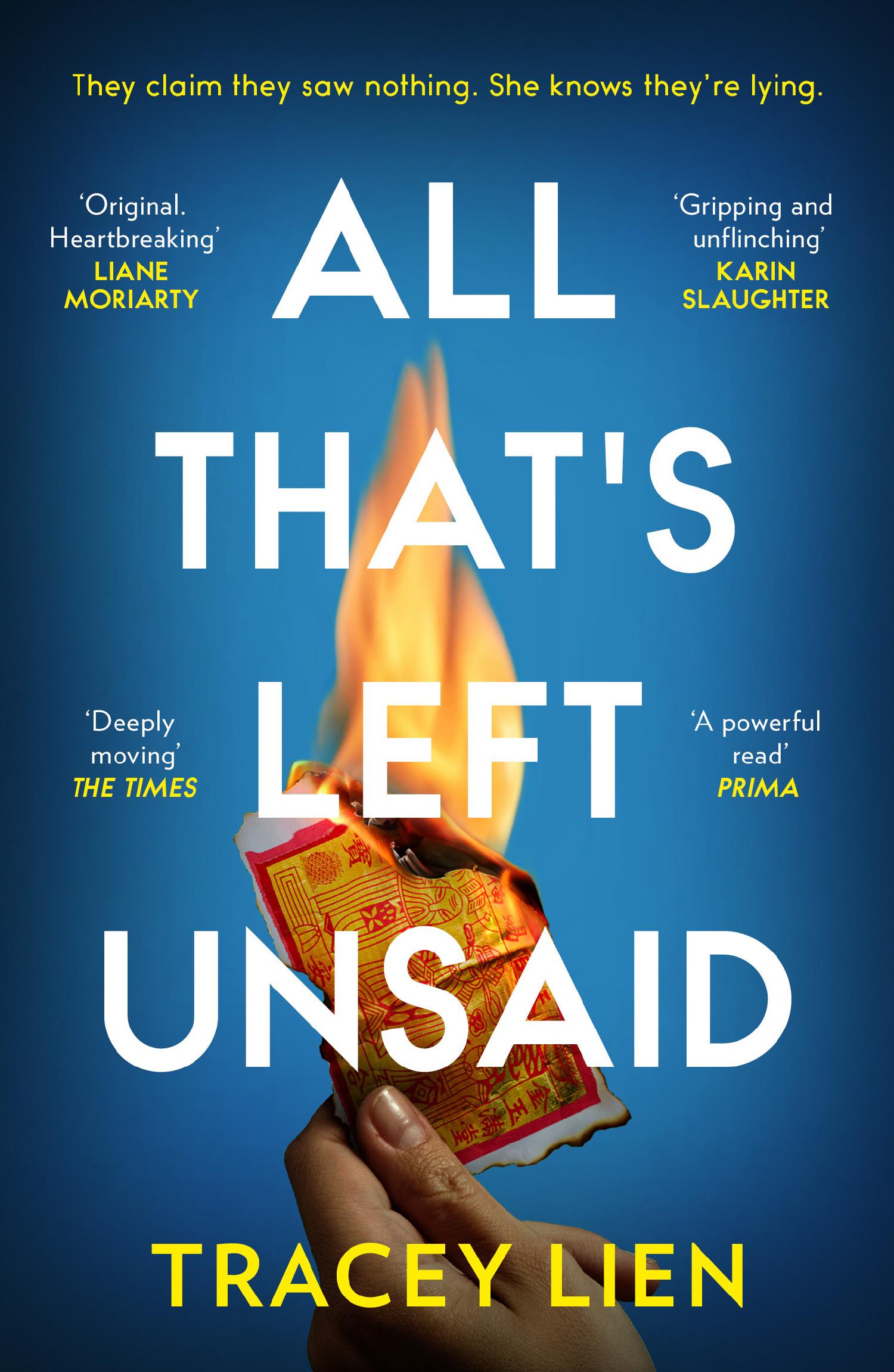 Cover: 9780008511920 | All That's Left Unsaid | Tracey Lien | Taschenbuch | 352 S. | Englisch