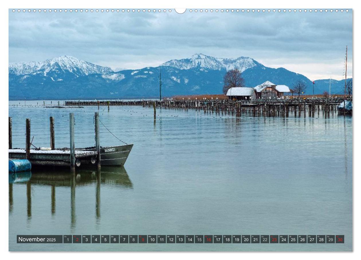 Bild: 9783435730896 | Stille Tage am Chiemsee (Wandkalender 2025 DIN A2 quer), CALVENDO...