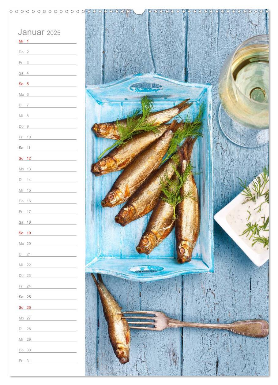 Bild: 9783457082928 | Guten Appetit ! (Wandkalender 2025 DIN A2 hoch), CALVENDO...