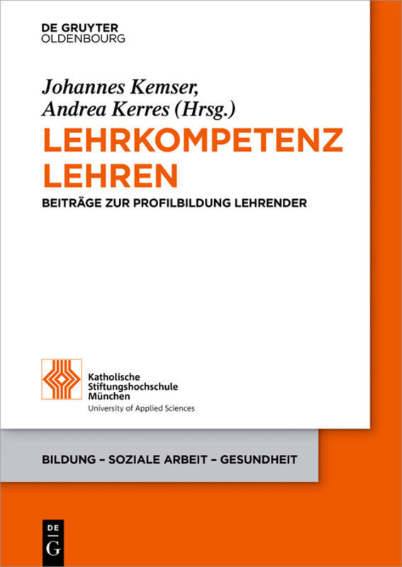 Cover: 9783110500691 | Lehrkompetenz lehren | Beiträge zur Profilbildung Lehrender | Buch