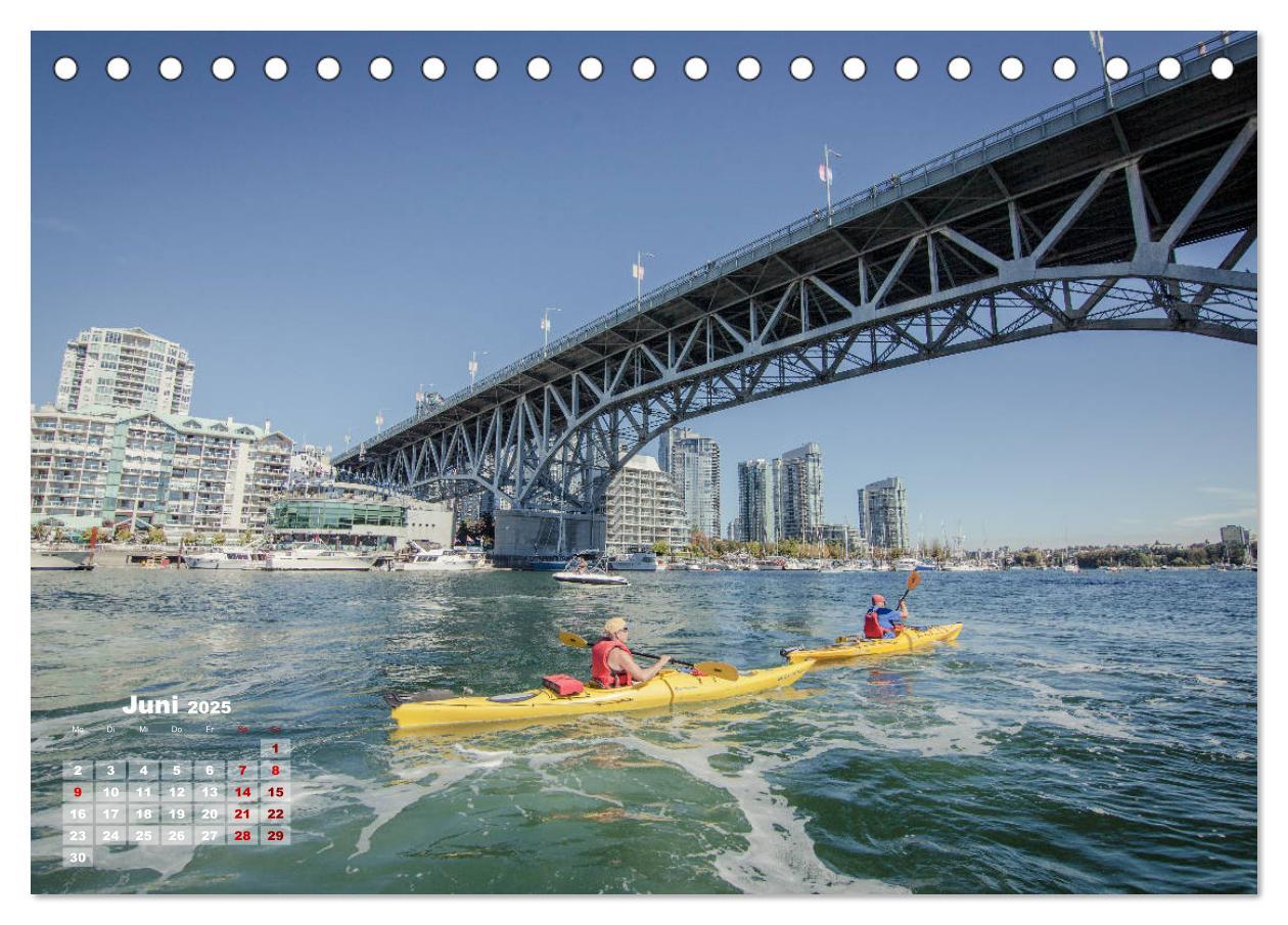 Bild: 9783435181742 | Vancouver &amp; British Columbia (Tischkalender 2025 DIN A5 quer),...