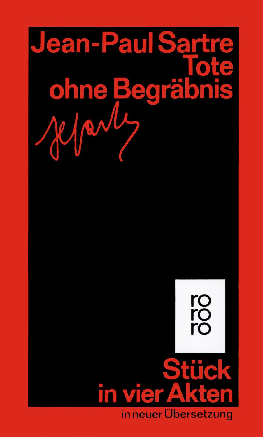 Cover: 9783499124877 | Tote ohne Begräbnis | Jean-Paul Sartre | Taschenbuch | Deutsch | 1988