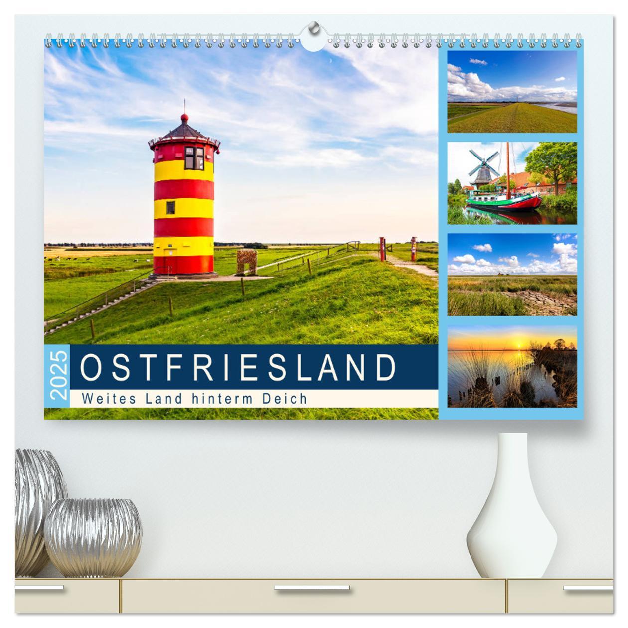 Cover: 9783435327386 | OSTFRIESLAND Weites Land hinterm Deich (hochwertiger Premium...