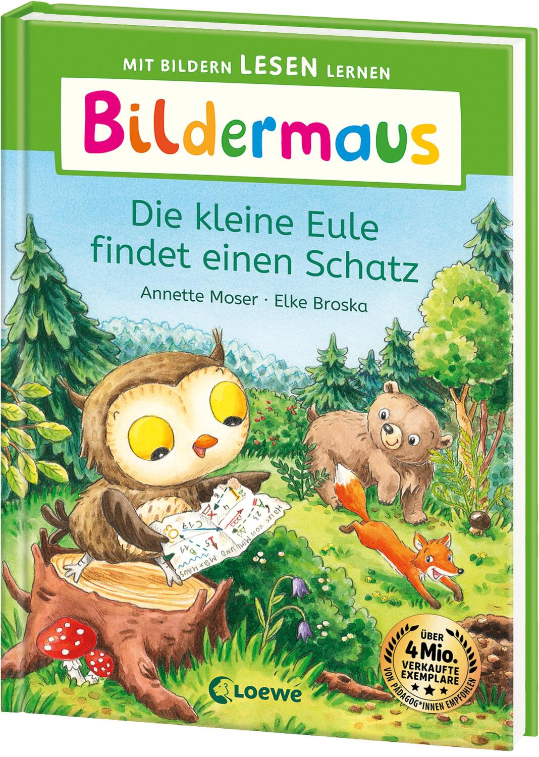 Cover: 9783743216372 | Bildermaus - Die kleine Eule findet einen Schatz | Annette Moser