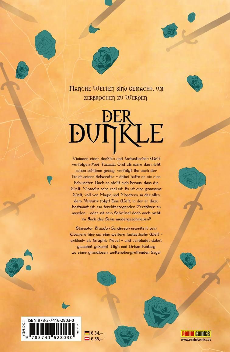 Rückseite: 9783741628030 | Brandon Sandersons Der Dunkle (Collectors Edition) | Bd. 1 | Buch