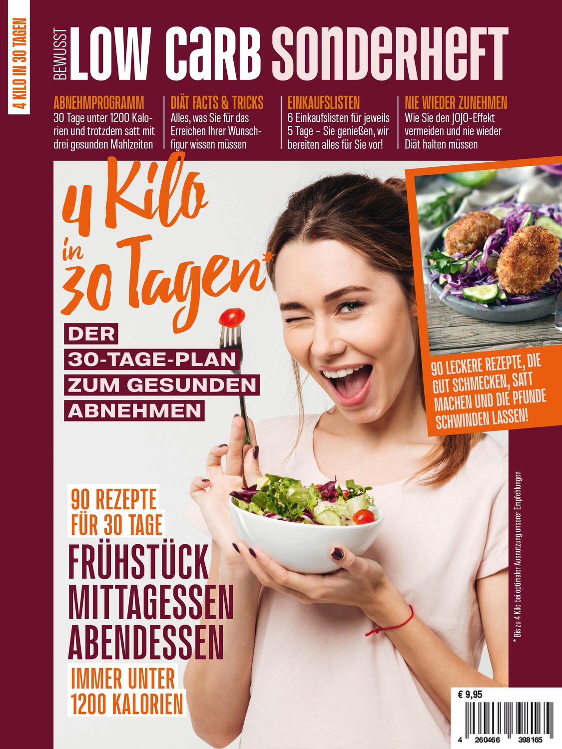 Cover: 4260466398165 | Bewusst Low Carb SONDERHEFT: 4 Kilo in 30 Tagen | Oliver Buss | Buch