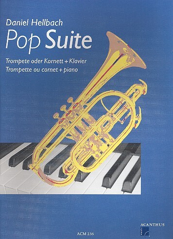 Cover: 9990051648225 | Pop Suite (+CD) für Trompete oder Kornett und Klavier | Hellbach