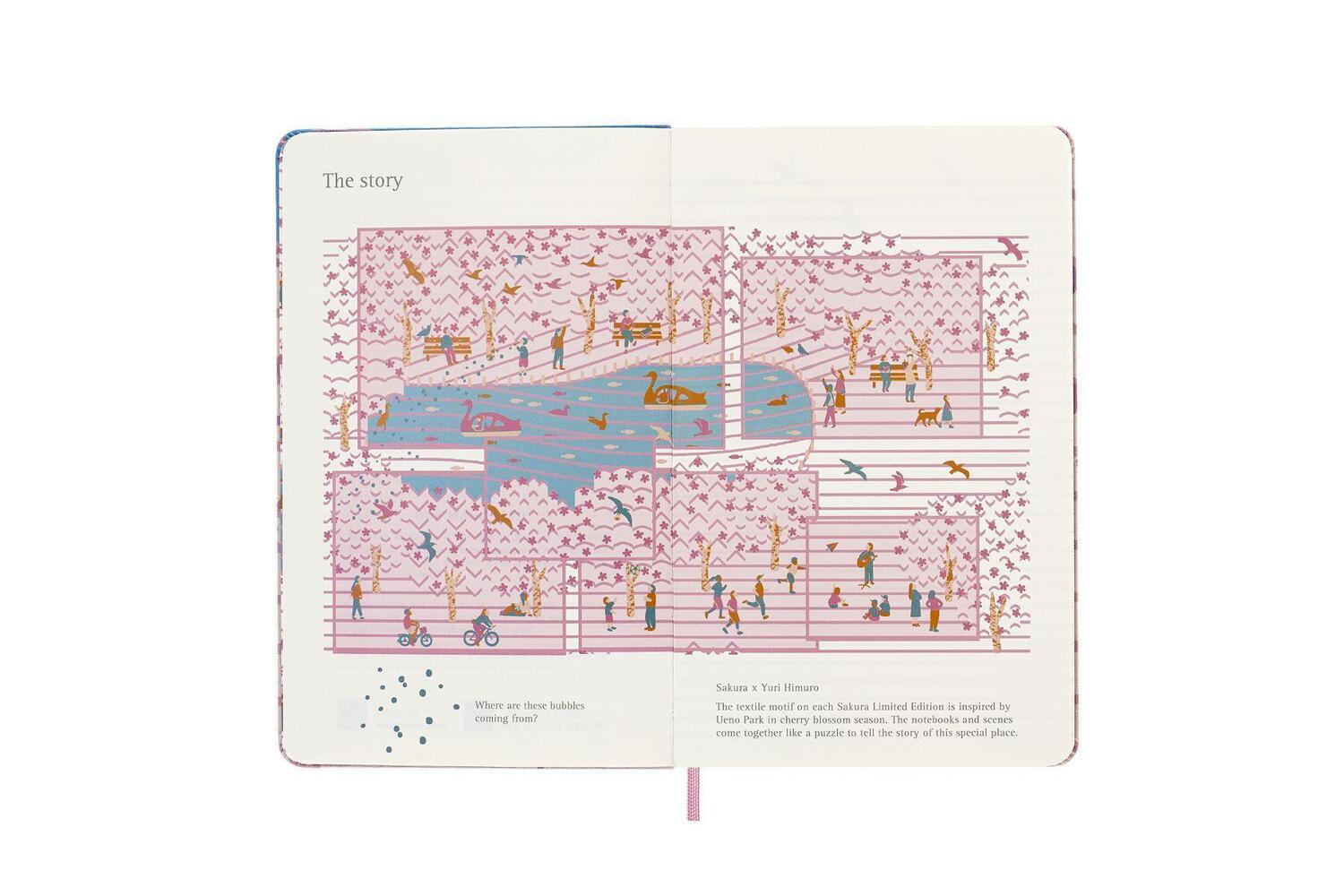 Bild: 8056598851434 | Moleskine Limited Edition Notebook Sakura, Large, Ruled, Bicycle,...