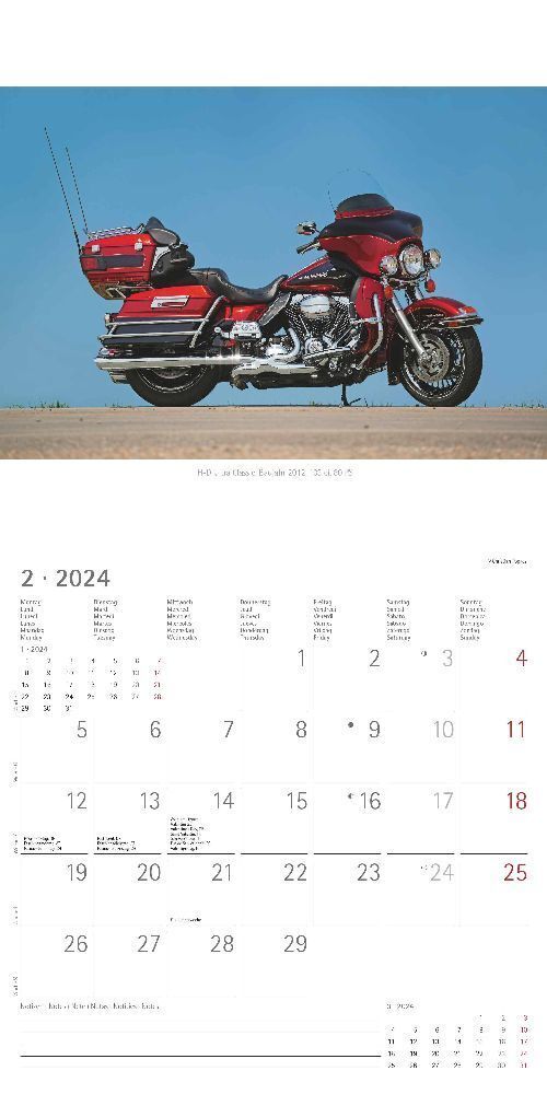 Bild: 4251732335519 | Harleys 2024 - Broschürenkalender 30x30 cm (30x60 geöffnet) -...