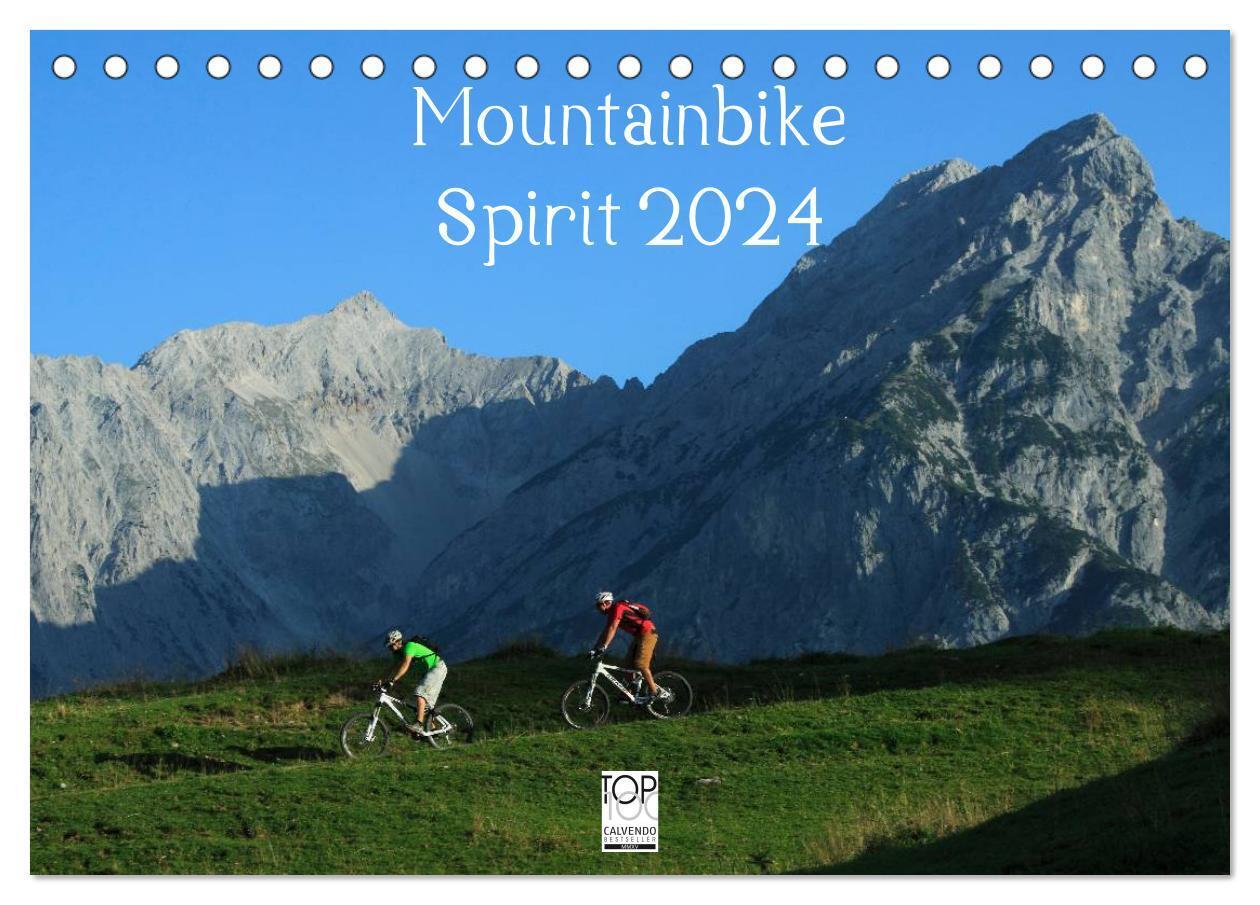 Cover: 9783675963863 | Mountainbike Spirit 2024 (Tischkalender 2024 DIN A5 quer), CALVENDO...