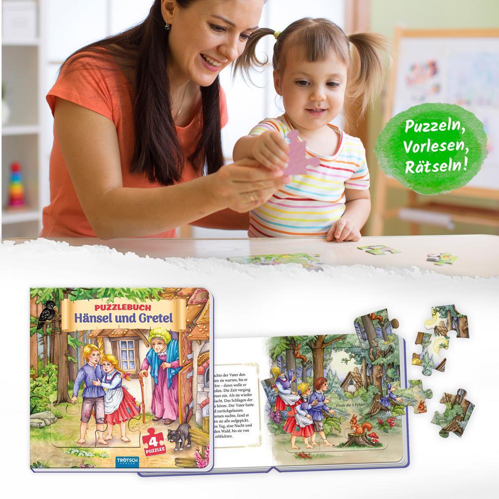 Bild: 9783965526723 | Trötsch Pappenbuch Puzzlebuch Hänsel und Gretel | Trötsch Verlag