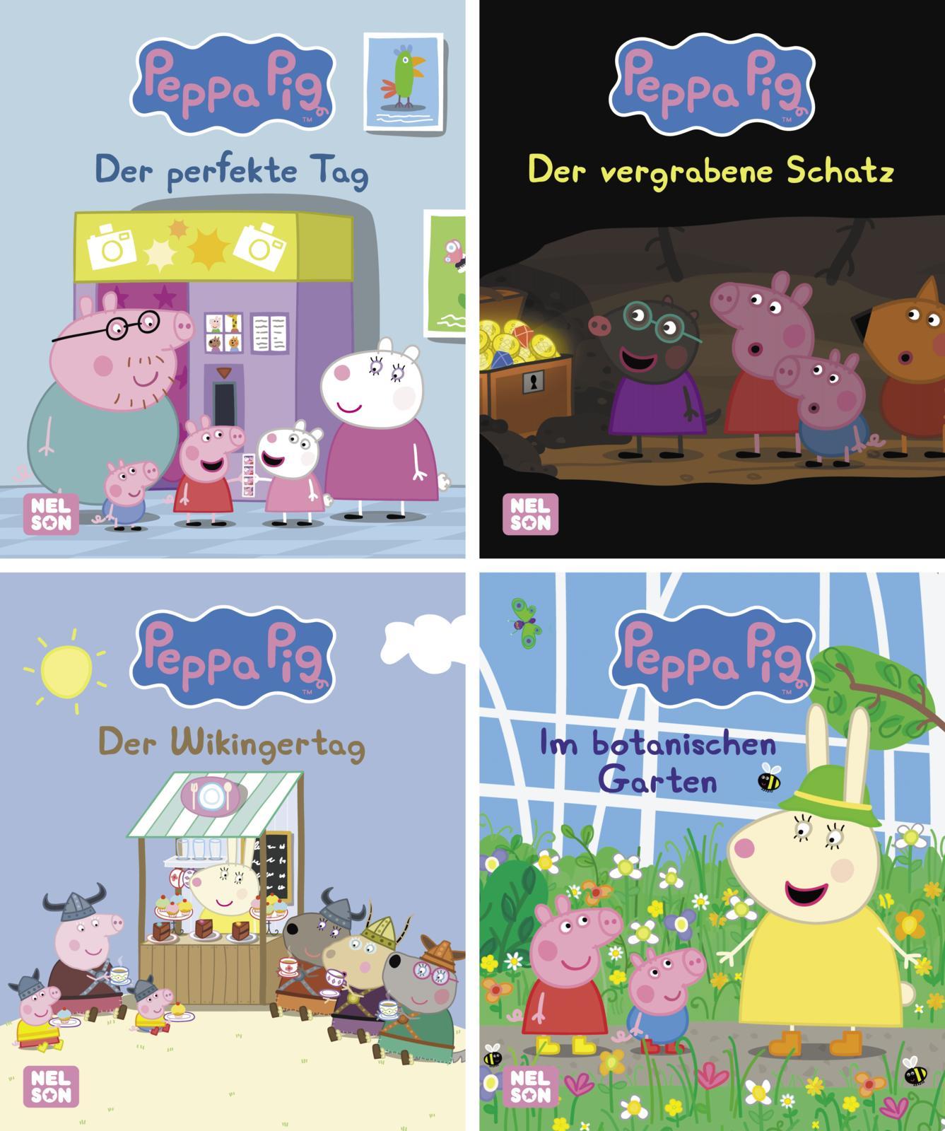 Cover: 9783845121963 | Nelson Mini-Bücher: 4er Peppa Pig 21-24 | Box | Nelson Mini-Bücher