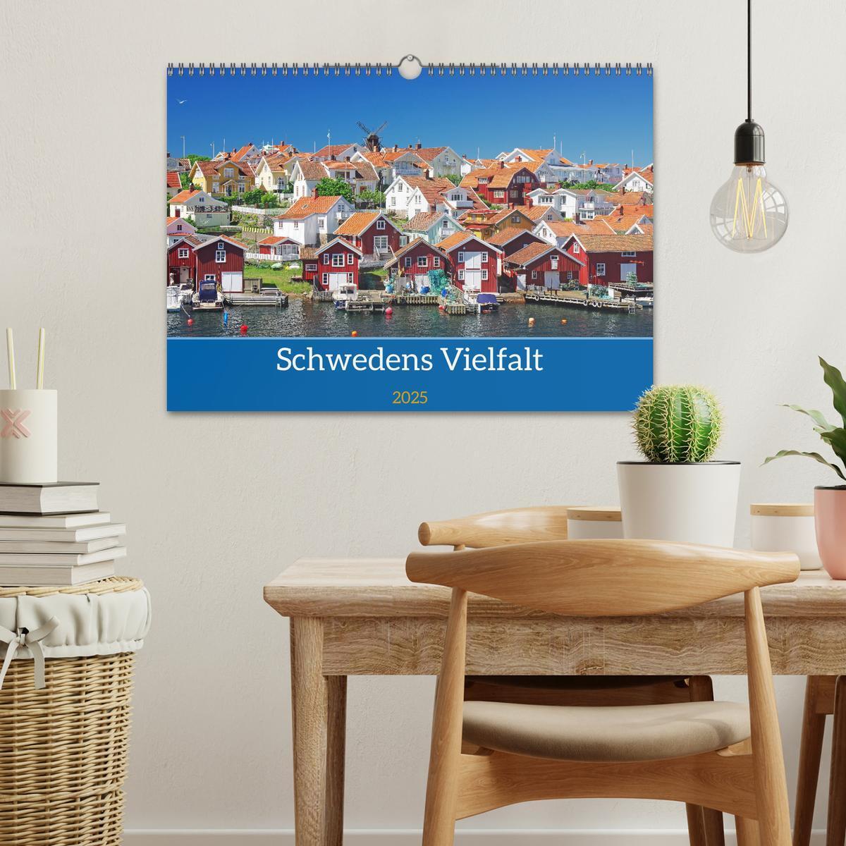 Bild: 9783435832064 | Schwedens Vielfalt (Wandkalender 2025 DIN A3 quer), CALVENDO...