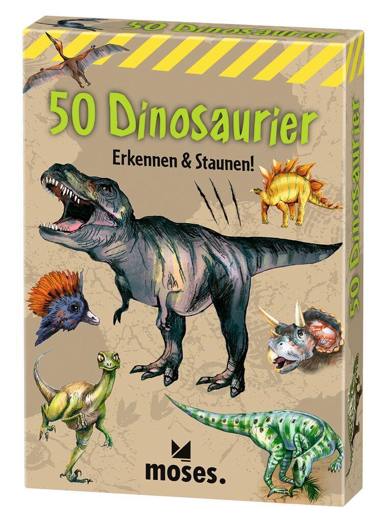 Cover: 4033477402127 | 50 Dinosaurier | Erkennen & Staunen! | Carola von Kessel | Box | 50 S.