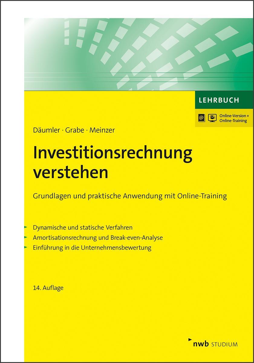Cover: 9783482523045 | Investitionsrechnung verstehen | Klaus-Dieter Däumler (u. a.) | Bundle