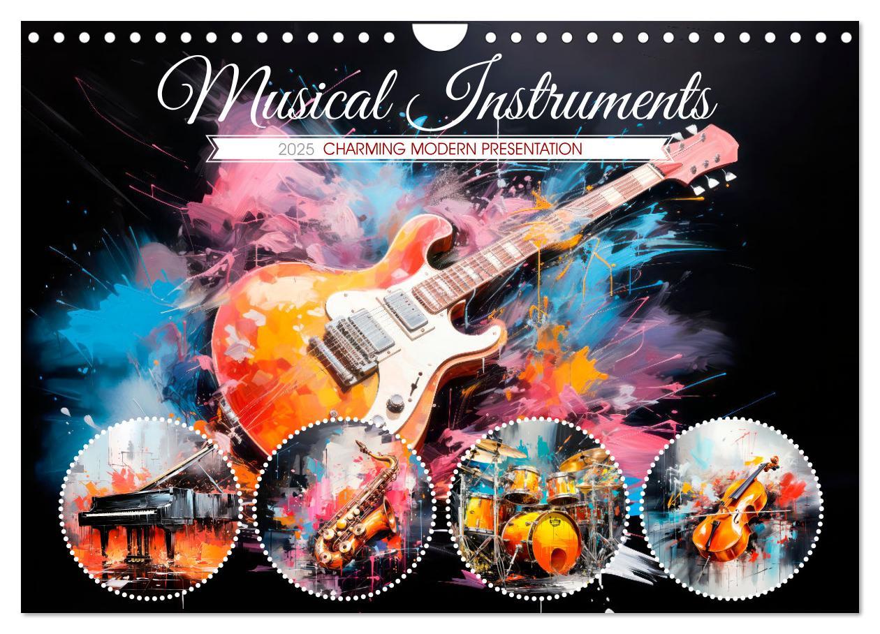 Cover: 9781325999873 | Musical Instruments CHARMING MODERN PRESENTATION (Wall Calendar...