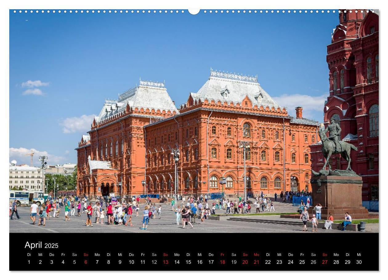 Bild: 9783435643882 | Moskau 2025 (Wandkalender 2025 DIN A2 quer), CALVENDO Monatskalender