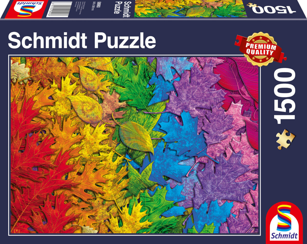 Cover: 4001504589936 | Bunter Blätterwald (Puzzle) | Erwachsenenpuzzle 1.500 Teile | Spiel