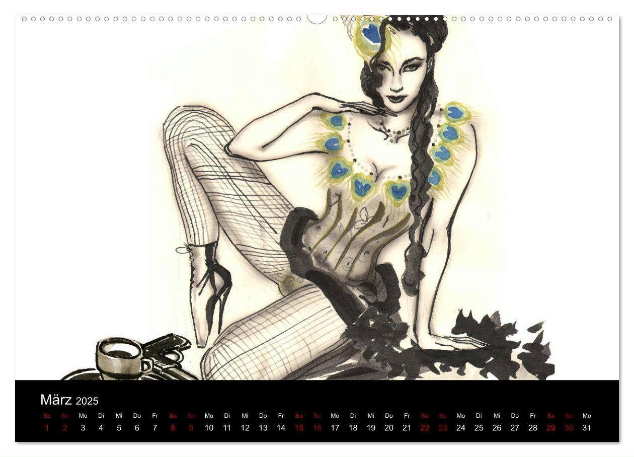 Bild: 9783435381814 | Burlesque 2 - Quickies von SARA HORWATH (Wandkalender 2025 DIN A2...