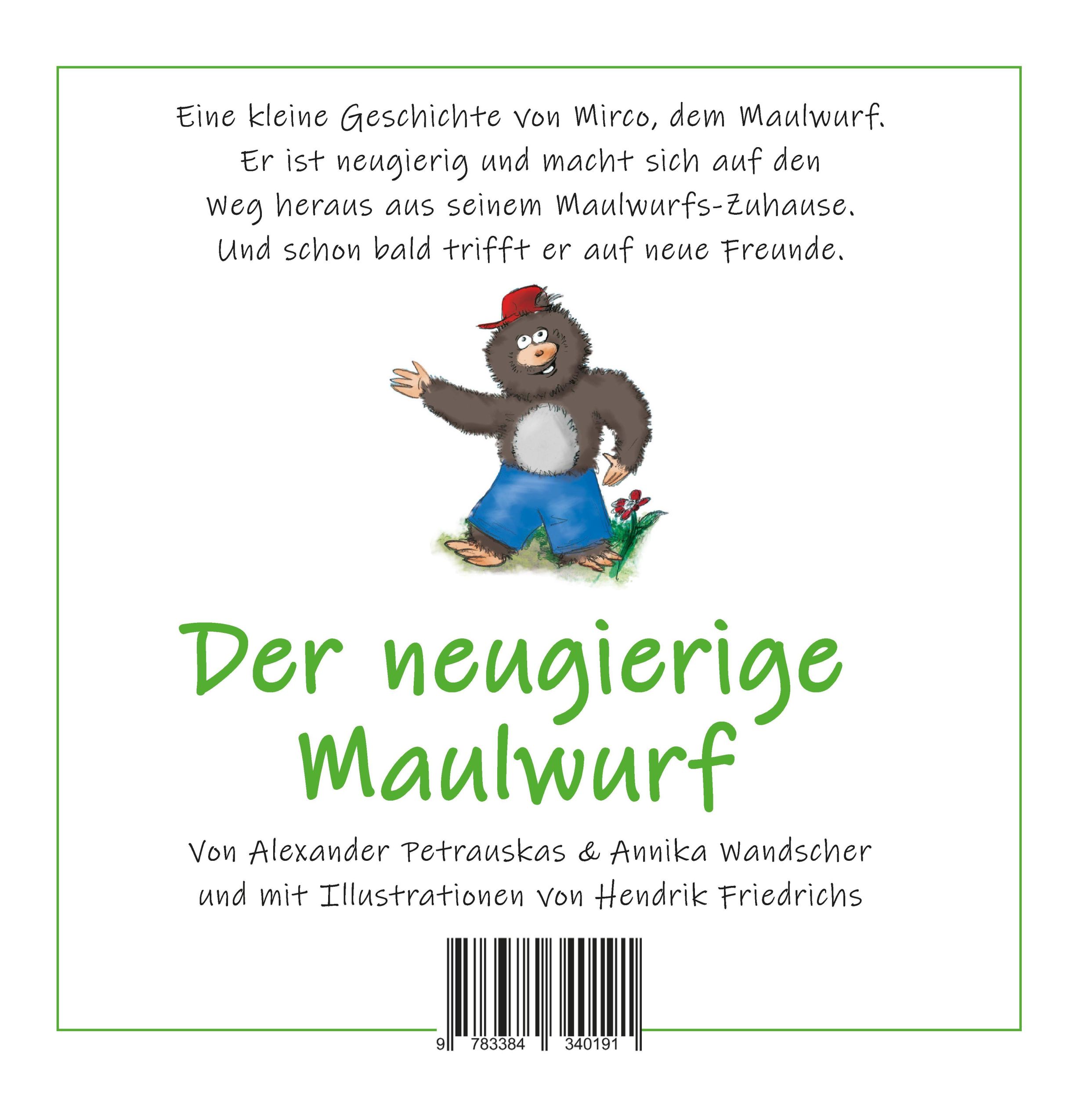 Rückseite: 9783384340191 | Mirco - Der neugierige Maulwurf | Annika Wandscher (u. a.) | Buch