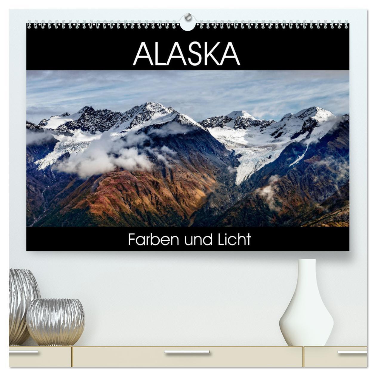 Cover: 9783383136986 | Alaska - Farben und Licht (hochwertiger Premium Wandkalender 2024...