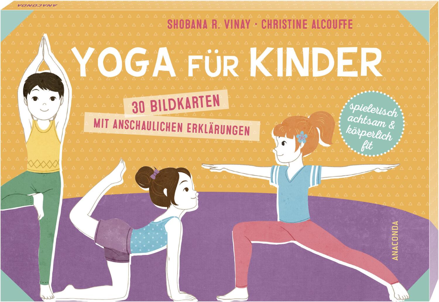 Bild: 4250940200015 | Yoga für Kinder. 30 Bildkarten mit anschaulichen Erklärungen | Vinay