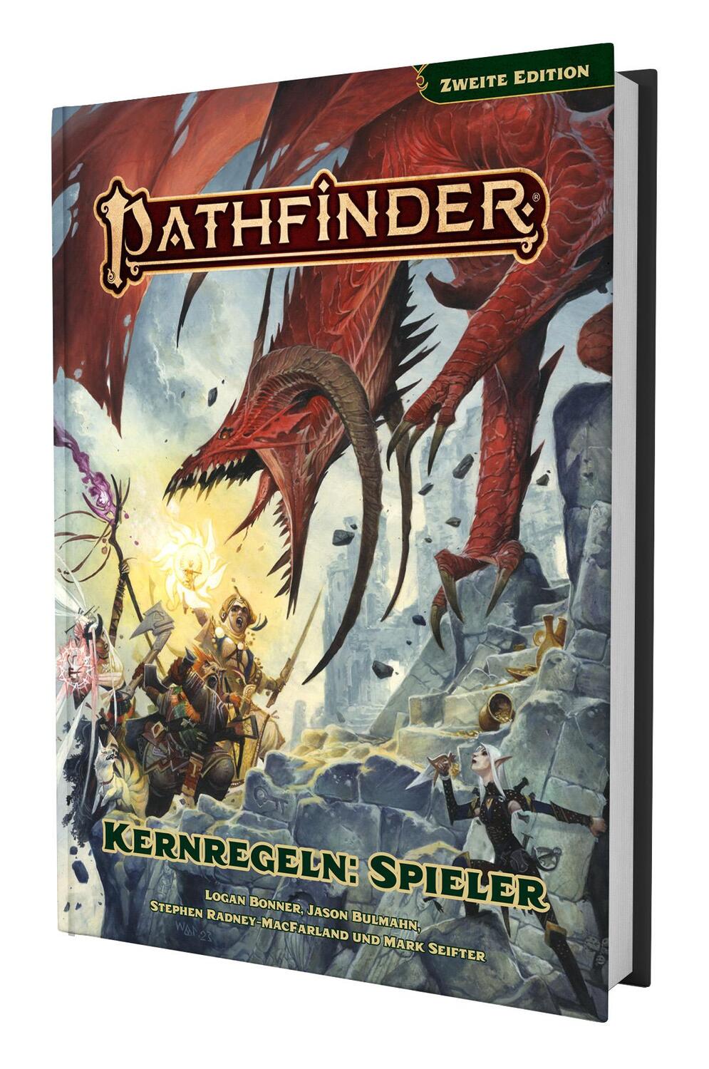 Cover: 9783987322495 | Pathfinder 2 - Kernregeln - Spieler | Logan Bonner (u. a.) | Buch